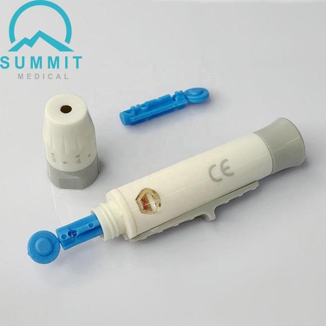 Disposable Stainless Steel Blood Glucose Test Lancet 28 Gauge