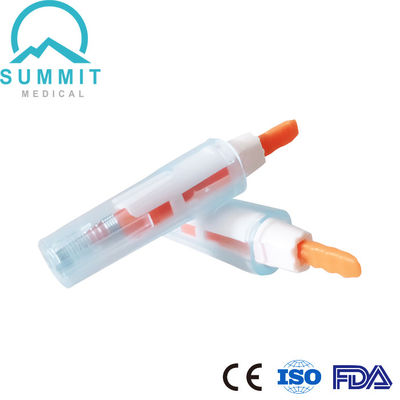 Preloaded Gentle Safety Lancet 21G 2.2mm For Comfortable Blood Testing