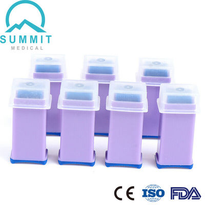 28G 1.8mm Pressure Activated Safety Lancets with Auto Retractable Needle, Purple