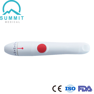 10 Depths Adjustable Auto Blood Lancet Pen Finger Pricking Lancing Device