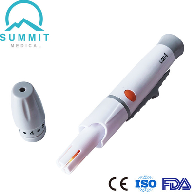 Adjustable Blood Lancet Pen For Painless Checking 102mm