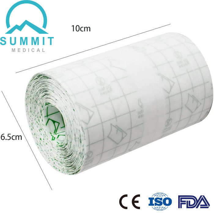Waterproof PU Wound Dressing Roll , Acrylic Acid Adhesive Transparent