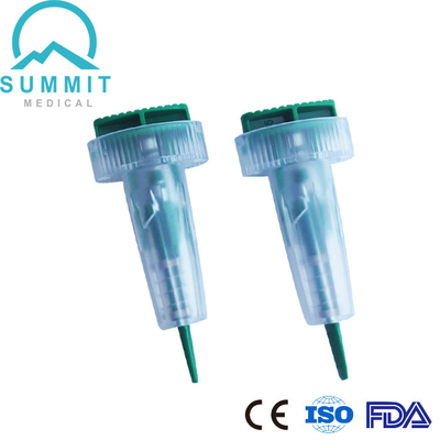Button Activated Safety Lancet 21G 1.8mm For Comfortable Blood Sampling
