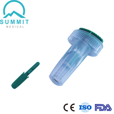 Button Activated Safety Lancet 21G 1.8mm For Comfortable Blood Sampling