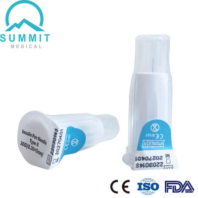 Private Labeled Penta Beveled Insulin Needle Tips For Insulin Pens 30G 5mm