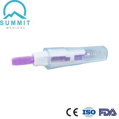 Disposable Sterile Safety Lancet Needle 28G with Penetration Depth 1.8mm