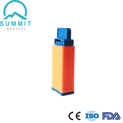Single Use Auto Lancing Device Safety Blood Lancet 21G 2.2mm Orange