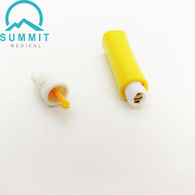 Single Use Safety Lancet 21G 2.2mm For Rapid Test Yellow 100 Per Box