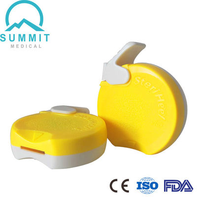 SteriHeel Plus Heel Lancet for Newborn 1.0mm*2.5mm, Yellow, 50 Pieces Per Box