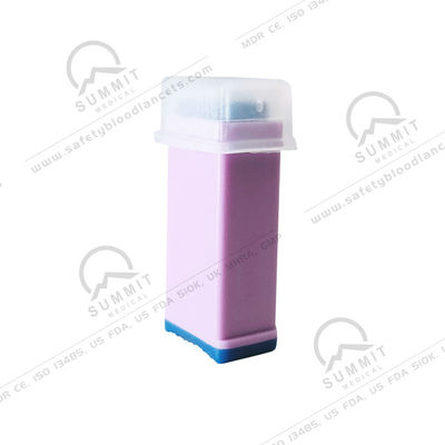 Medical Disposable Safety Blood Lancet 28G 1.8mm with Pull Top Cap