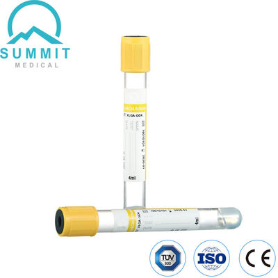 Yellow Top Gel and Clot Activator Tube for Blood Collection 4ml