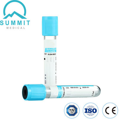 2.7ml Sodium Citrate Tube, Light Blue Top, with 3.2% Sodium Citrate Additive