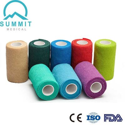 Non Woven Elastic Cohesive Bandage , 10cmX4.5m First Aid Bandage