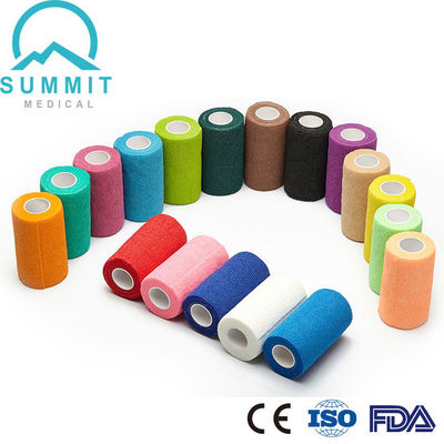 Non Woven Elastic Cohesive Bandage , 10cmX4.5m First Aid Bandage