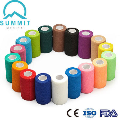 Non Woven Elastic Cohesive Bandage , 10cmX4.5m First Aid Bandage