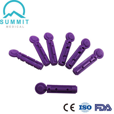 Gamma Sterilized Twist Blood Lancet Needle 30G Purple for Blood Sugar Testing
