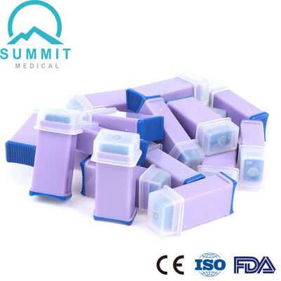 28G 1.8mm Pressure Activated Safety Lancets with Auto Retractable Needle, Purple