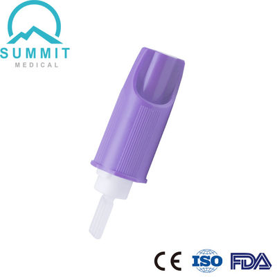 30G Needle 1.4mm Depth Automatic Safety Lancet Device, Purple, 100 Pieces Per Pack