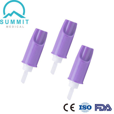 30G Needle 1.4mm Depth Automatic Safety Lancet Device, Purple, 100 Pieces Per Pack