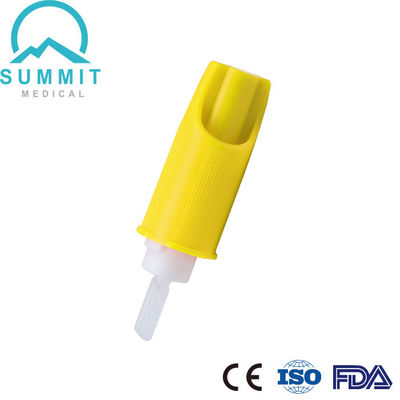 Sterile Blood Collection Safety Lancet Needle 26G 1.6MM Yellow 100 Pieces Per Box