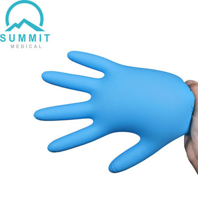4g Disposable Examination Gloves , 0.1mm Medical Examination Nitrile Gloves