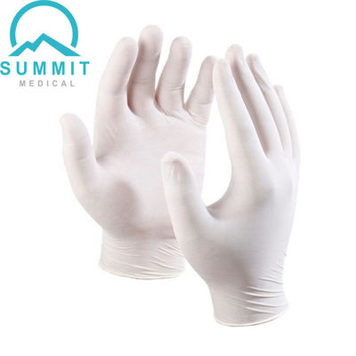 0.08mm Medical Disposable Examination Gloves , Powder Free Sterile Latex Surgical Gloves