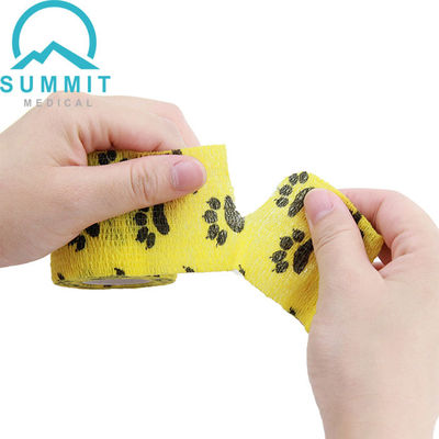 Non Woven Elastic Cohesive Bandage For Wrist Ankle Spraining