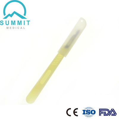 Plastic Handle Surgical Scalpel Blade For Dermaplanning