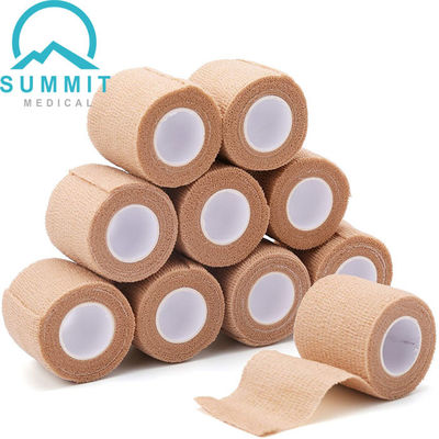 Tan Color Nonwoven Self Adherent Bandage Wrap 2 Inches X 5 Yards