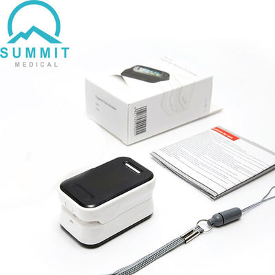TUV CE ISO FDA Fingertip Pulse Oximeter Waveform Parameter Black White