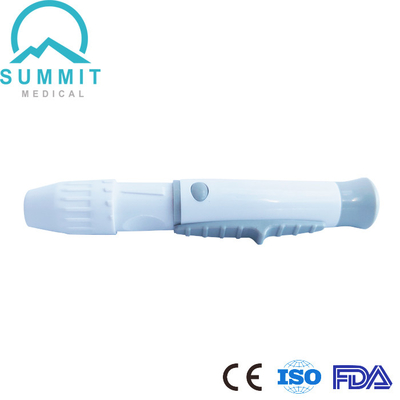 Medical Lancet Pen Lancing Device With 6 Penetration Depth For Diabetic Use