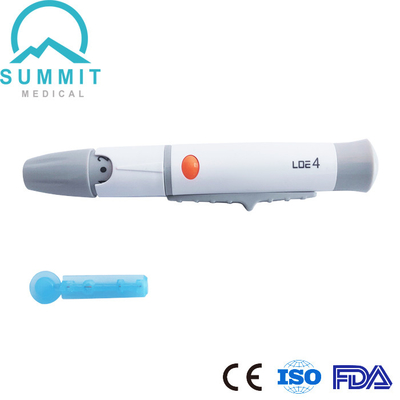 Safety Blood Lancet Pen Adjustable Lancing Device With Painfree Technology