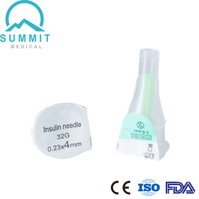 Pain Free Diabetic Pen Needles For Insulin Injections 32G 4mm