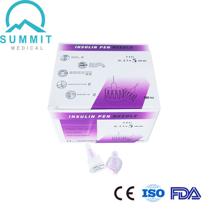 Diabetic Insulin Needles with Ultra-Thin Pen Needles for Comfortable Insulin Injection 31G 5mm