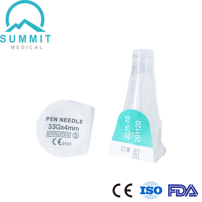 Pain Free Insulin Pen Needles Compatible with Most Diabetes Pens 0.20 x 4mm (33G x 4mm)