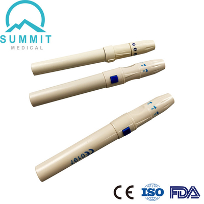 5 Depths Adjustable Blood Lancet Pen Finger Pricker For Blood Testing