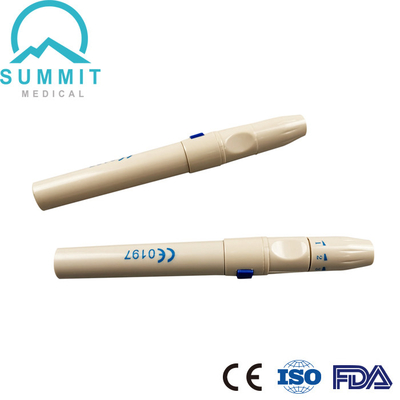 5 Depths Adjustable Blood Lancet Pen Finger Pricker For Blood Testing
