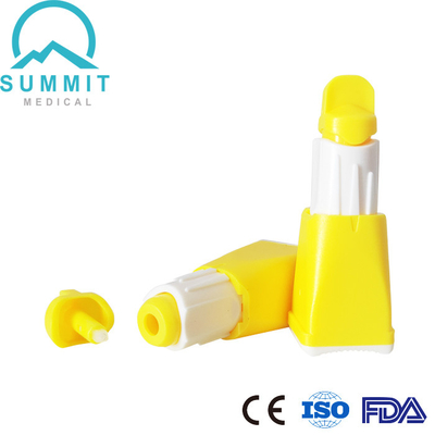 Safety Blood Lancet 26G with 3 Depths 1.3mm 1.8mm 2.3mm for Blood Diagnostics