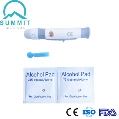 91mm Mini Blood Lancet Pen with Safety Ejector for Diabetes