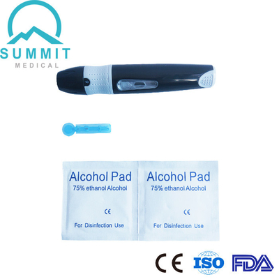 6 Depth Settings Diabetic Lancing Device For Blood Glucose Testing