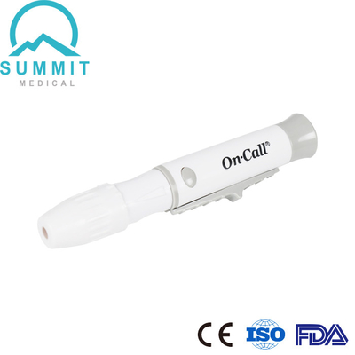 On Call Blood Lancet Pen Lancing Device 6 Depth Settings