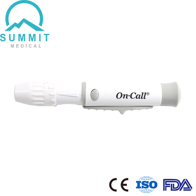 On Call Blood Lancet Pen Lancing Device 6 Depth Settings