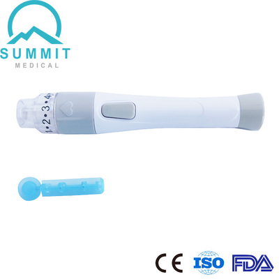 Clear Protective Cap Glucometer Needle Pen For Blood Collection