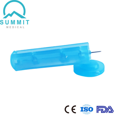 Sterile Micro Thin Lancets For Blood Sugar Test 28G 100 Counts Per Box