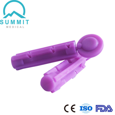 Purple Sterile Single Use Ultra Thin Lancets 30 Gauge Universal