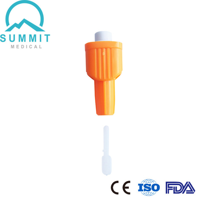 Sterile Safety Lancets with Top Push Button Activation 28 Gauge, 1.8mm Depth