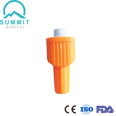 Sterile Safety Lancets with Top Push Button Activation 28 Gauge, 1.8mm Depth