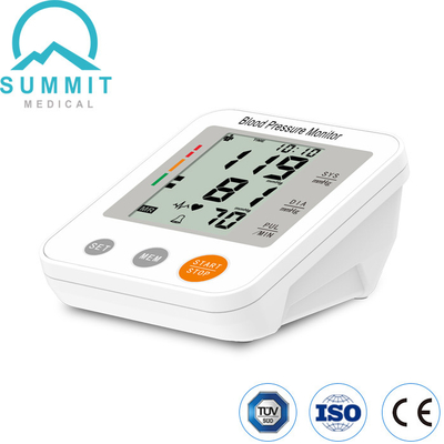 Arm Type Electronic Blood Pressure Monitor With Cuff 8.8"-12.6" 198 Memory