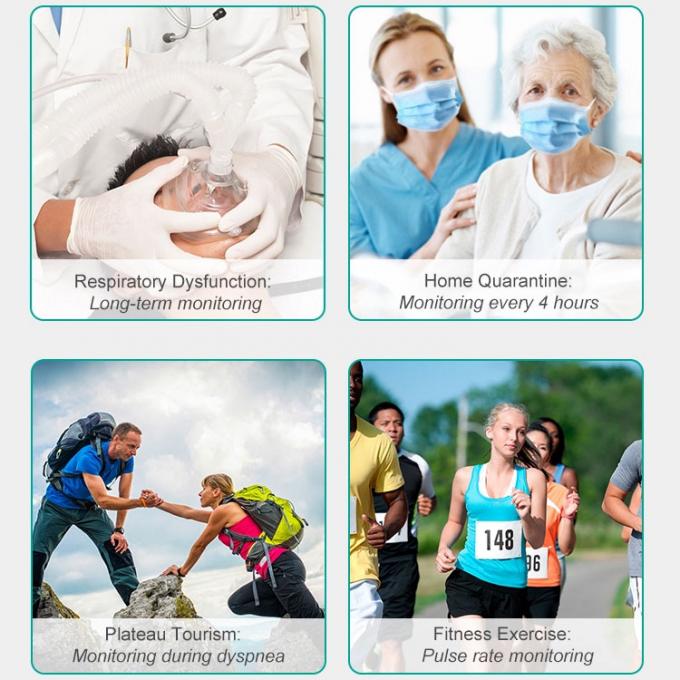 Medical Grade Handheld Pulse Oximeter , CE Yellow Fingertip Pulse Oximeter