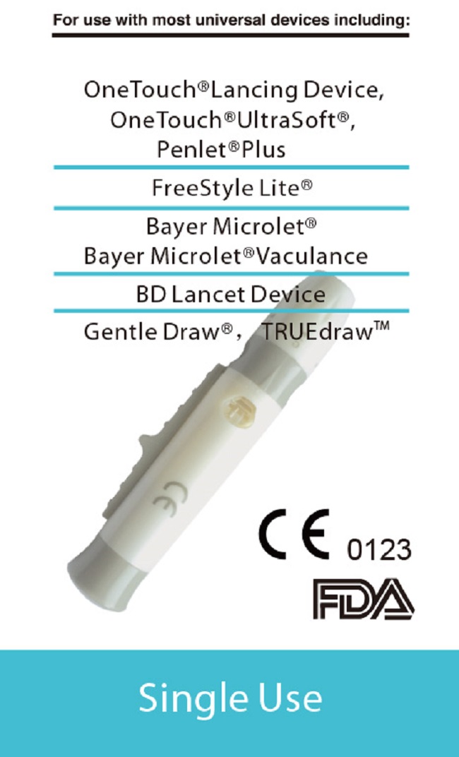 32G Twist Blood Lancet For Common Lancing Device